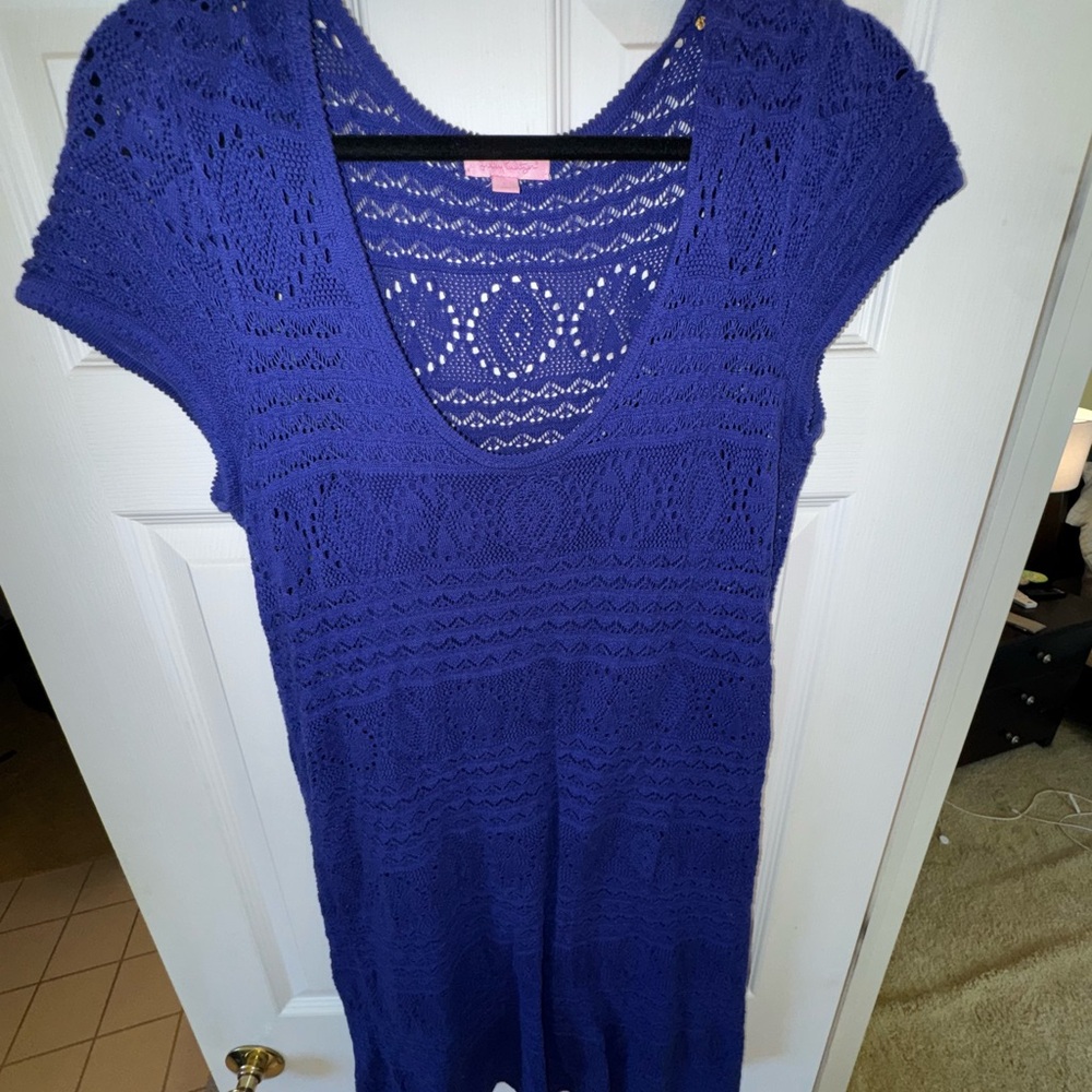 Lilly Pulitzer Royal Blue Knit Dress